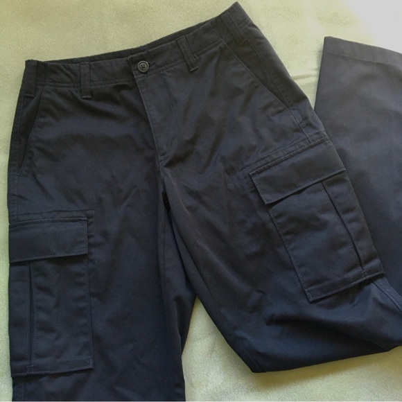 (Size 4) Women's Cargo Pants by Lands End in Black - Picture 2 of 8